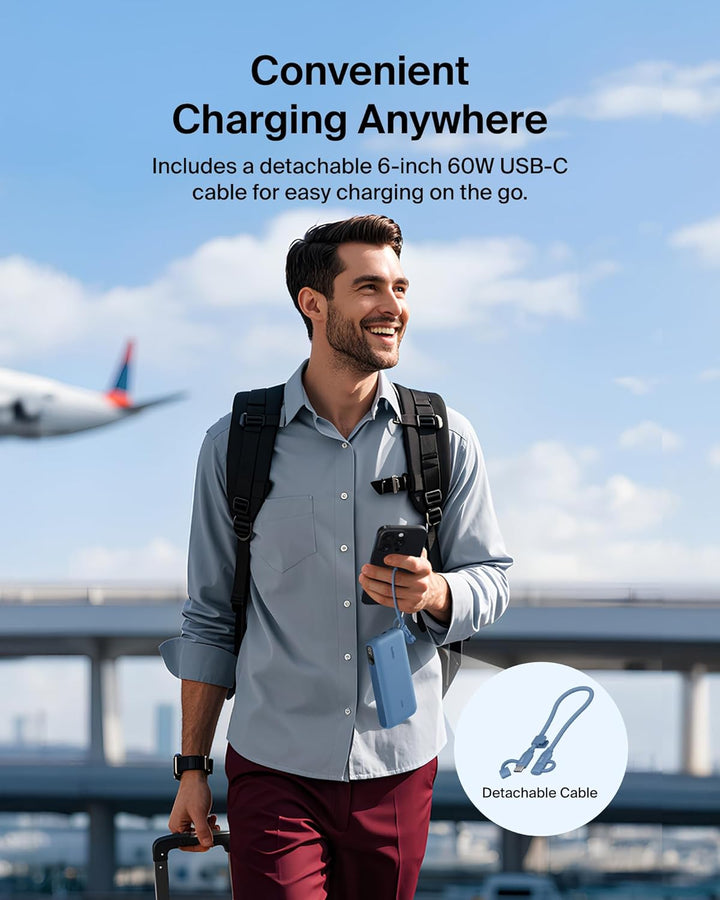 Belkin Cargador Portátil, Batería Externa USB-C de 20,000mAh con 2...