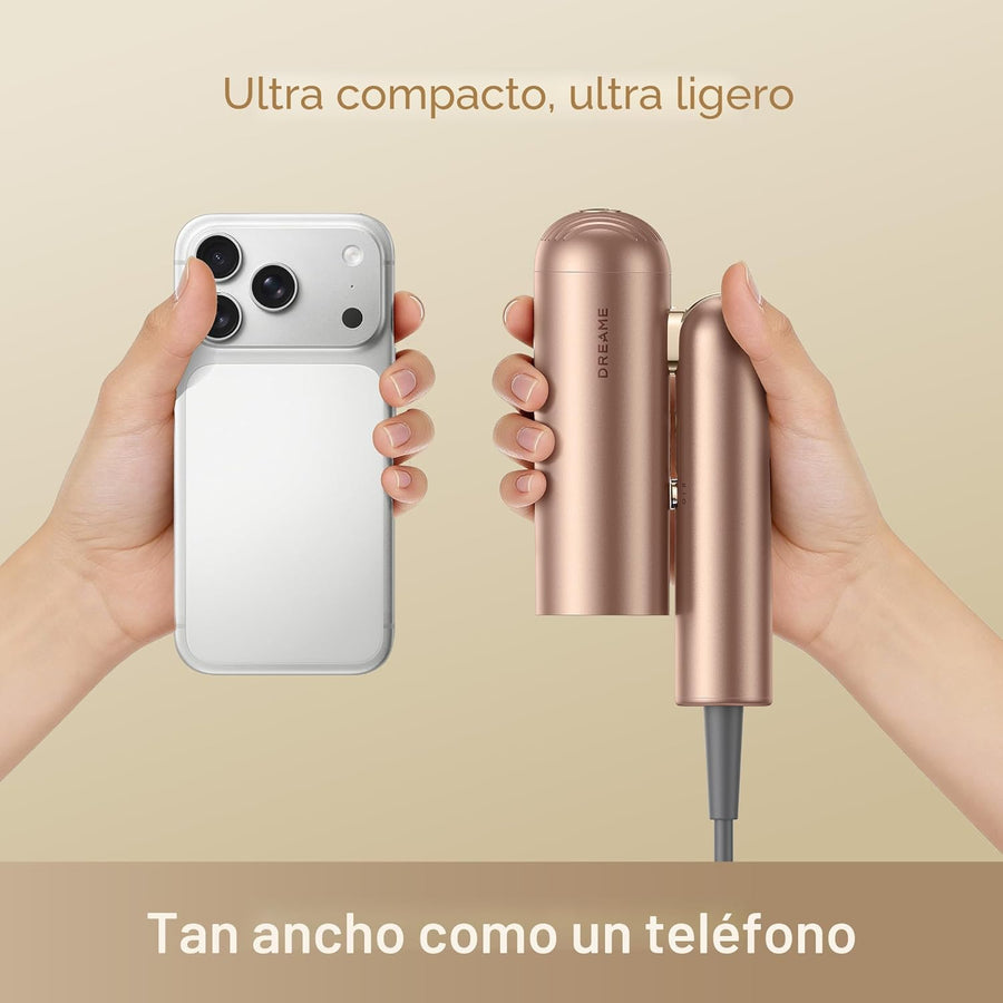 Dreame Secador de pelo Pocket Pro, secador de pelo de viaje de dobl...