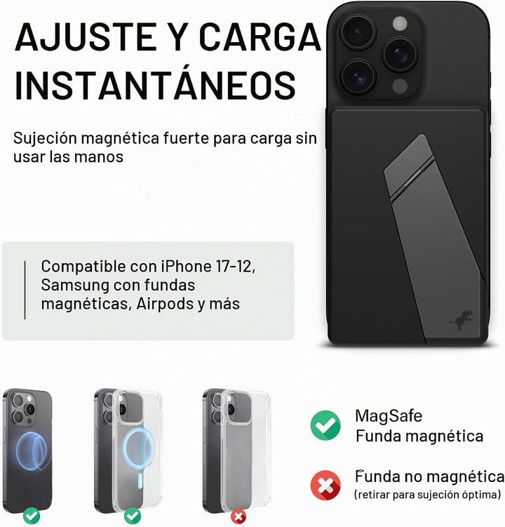 Nimble Champ Cargador portátil inalámbrico \u2013 Cargador de energ...