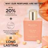 BellaVita Luxury GLAM Perfume para mujer | Notas de naranja african...