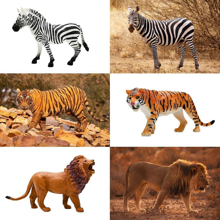 Figuras de animales de safari, figuras realistas de animales salvaj...