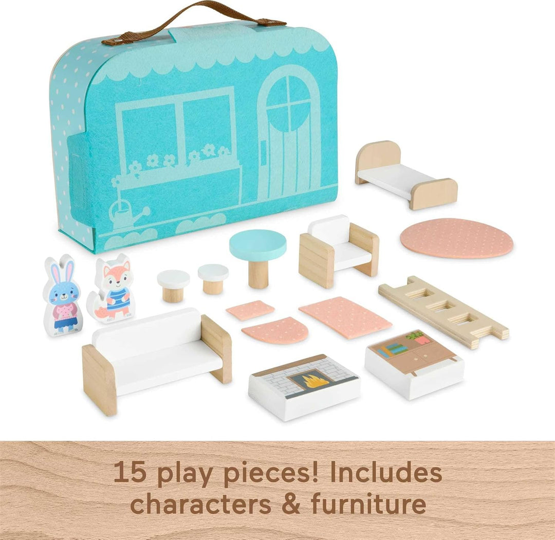 Fisher-Price Casa de muñecas de juguete de madera juego