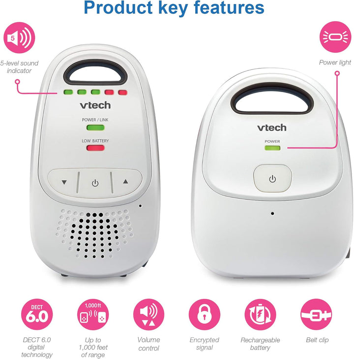 Monitor digital para bebés VTech Safe &amp; Sound, Monitor con dos...