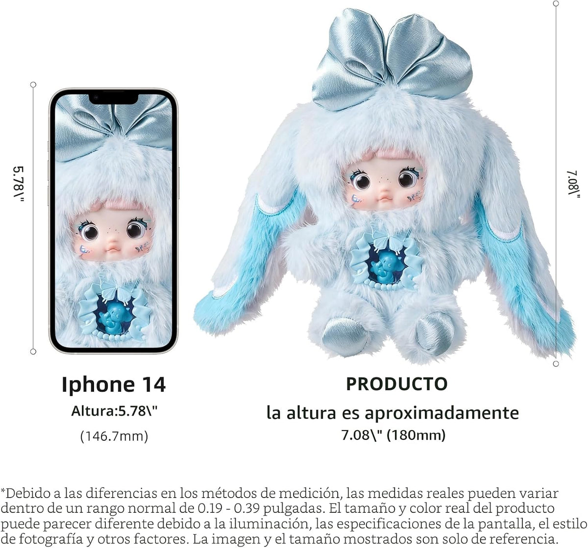 Nommi - Caja ciega de peluche con 3 expresiones (al azar 1)