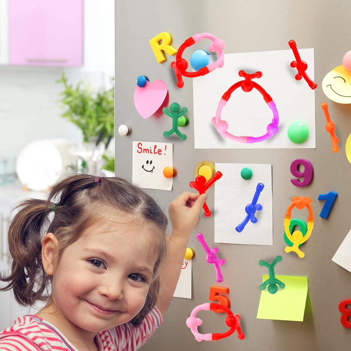 24 figuras magnéticas de personas para niños de 3 a 8 años de viaje