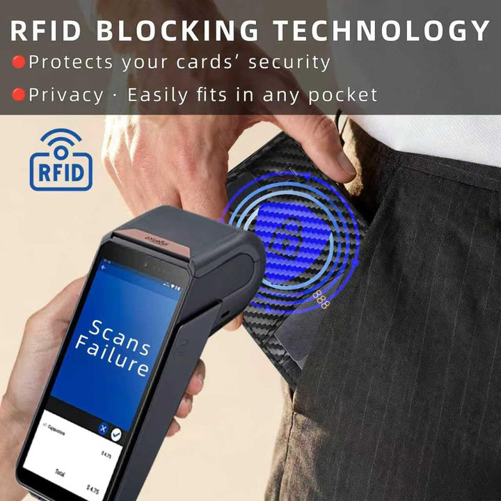 TOPFORGES Cartera para hombre, bloqueo RFID, billetera inteligente...