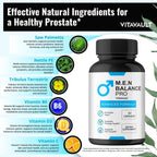 Vitavault M.E.N Balance Pro Cápsulas – Píldoras oficiales de Men Balance Pro para apoyar