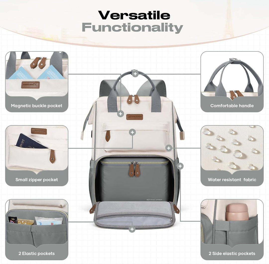 Maelstrom Mochila de viaje para mujeres y hombres, mochila para lap...