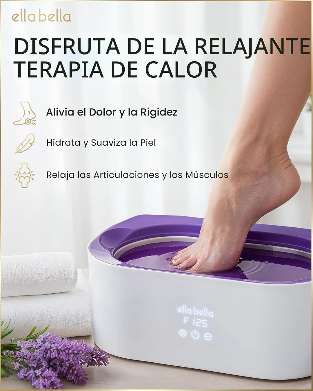 ELLA BELLA® Máquina de cera de parafina para manos y pies \u2022 Ca...