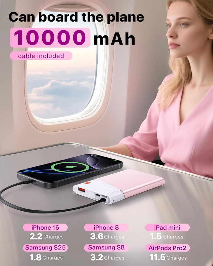 Aaoyun Cargador Portátil Power Bank, Powerbank de Carga Súper Rápid...