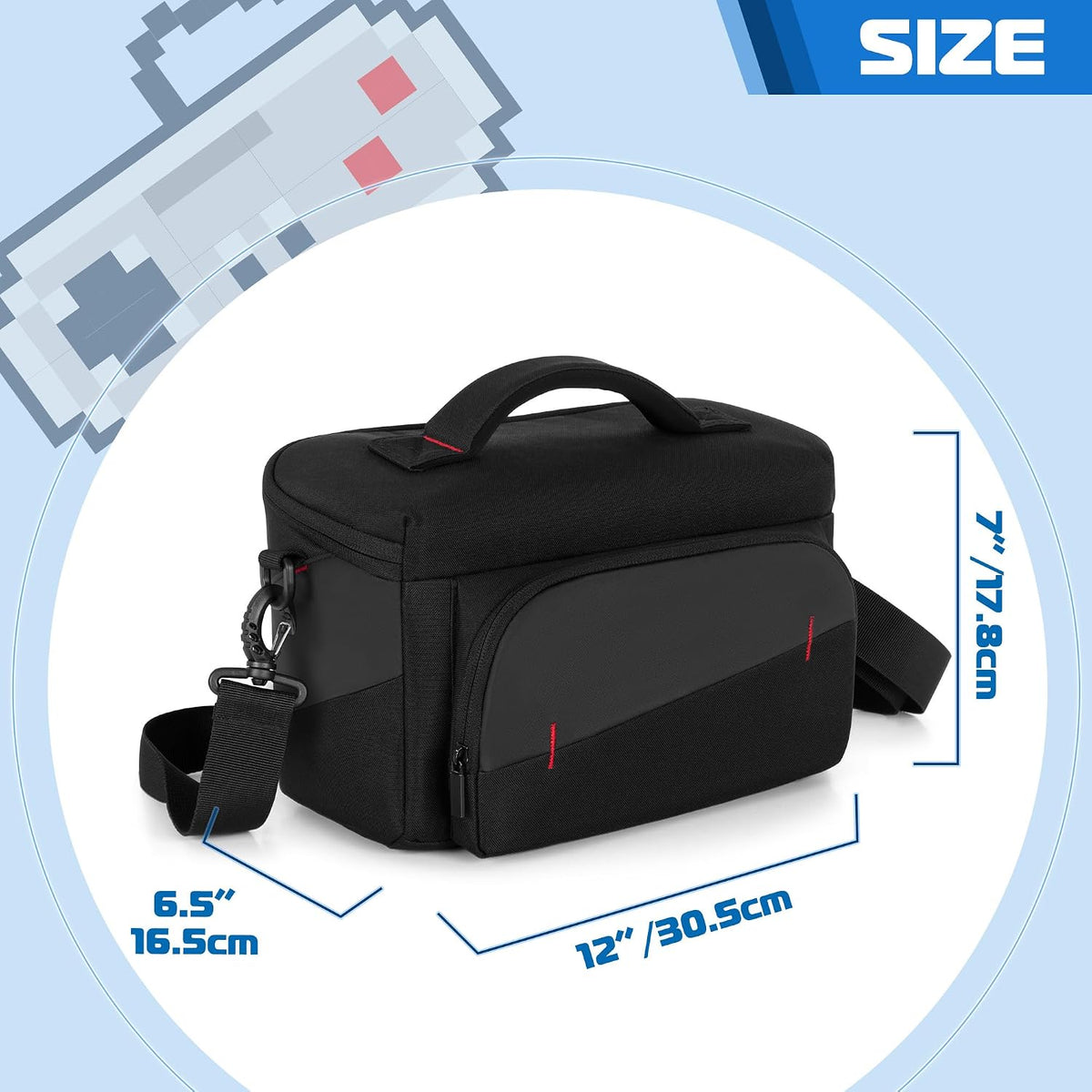 LUXJA Funda de transporte compatible con Nintendo Switch y Steam Deck