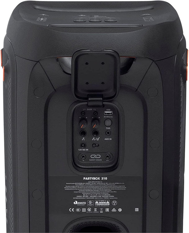 JBL Partybox 310 - Altavoz portátil para fiestas con batería de lar...