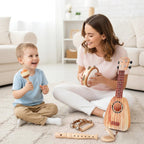 Vanplay Kids Guitar Set - Juguetes musicales para niños de 2 y 3 años, regalos de cumpleaños