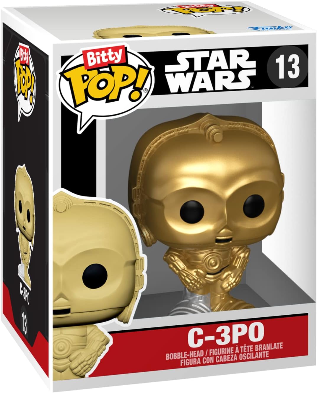Funko Bitty POP! Star Wars - Leia, 4-Pack - Princesa Leia, R2-D2, C...