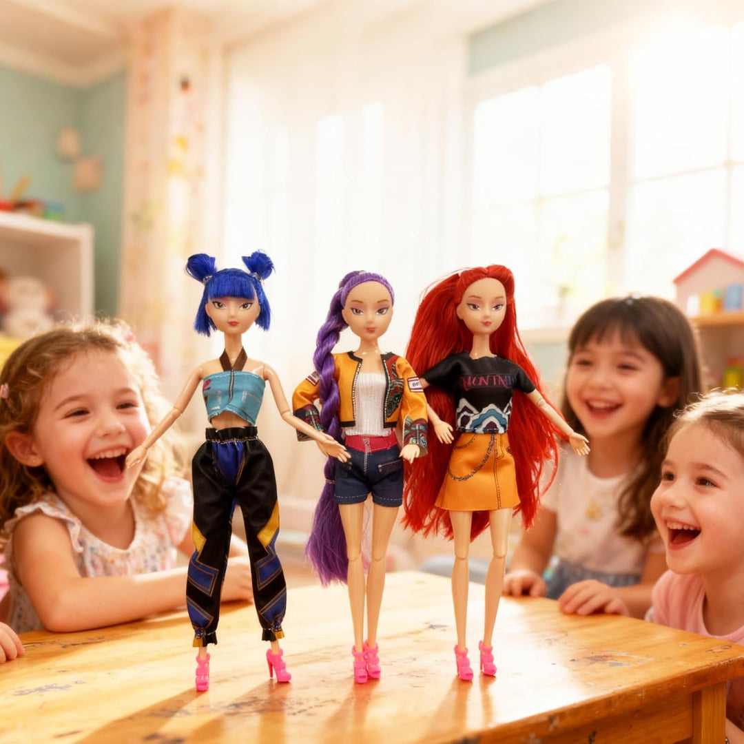 Kpop Demon Hunters - Juego de muñecas de acción de 115