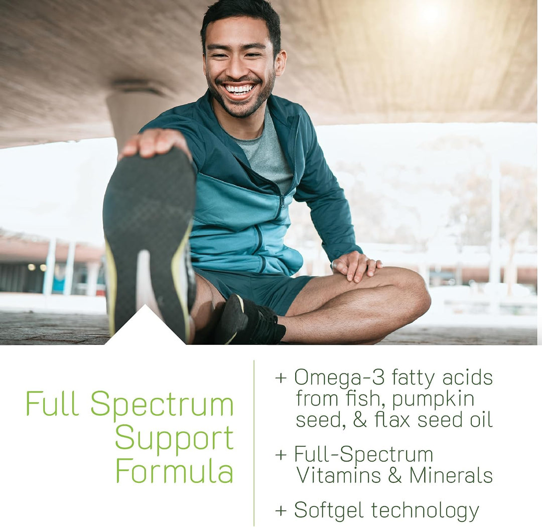 Irwin Naturals Living Green - Multivitamínico diario para hombre, 9...
