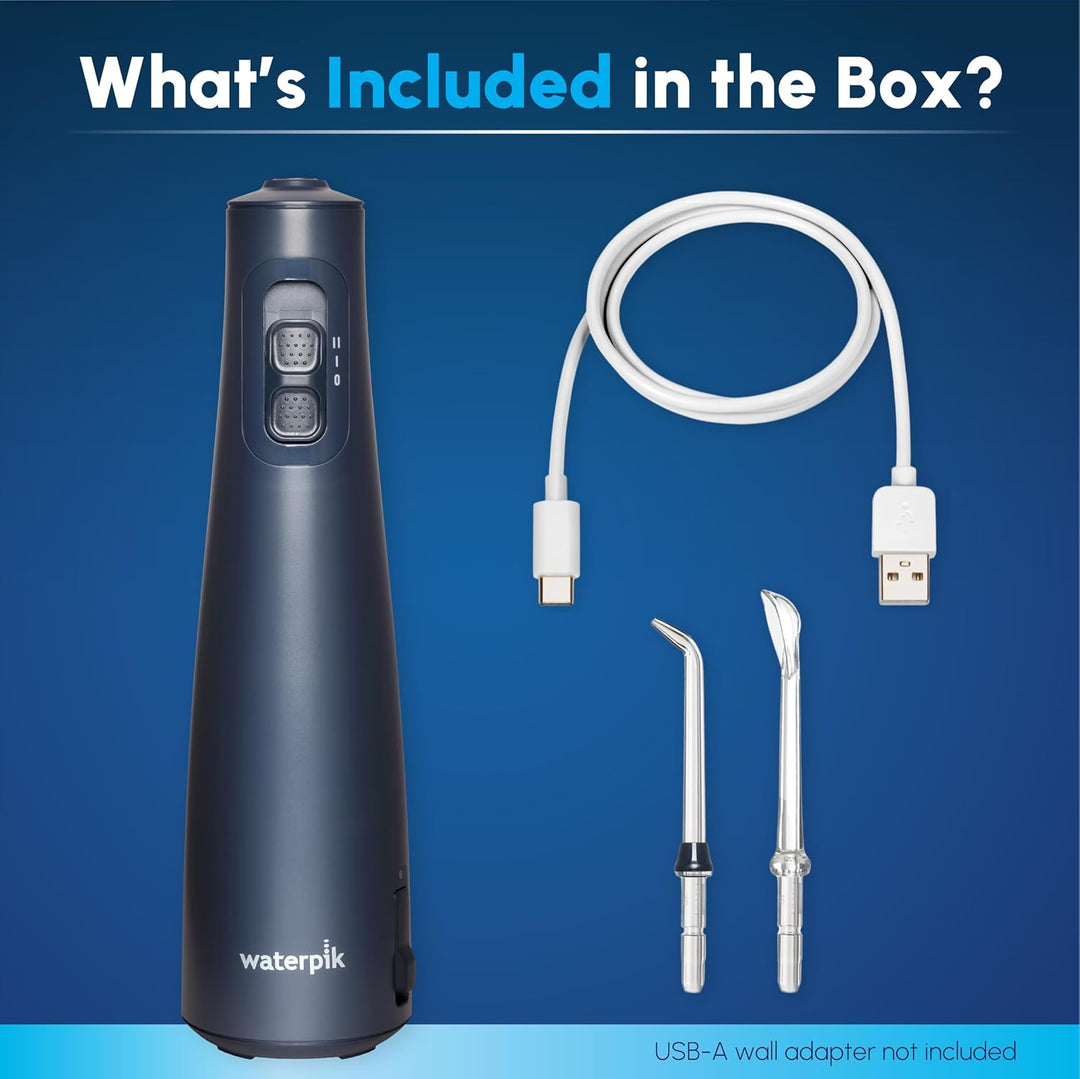 Waterpik Pulse 3100 - Irrigador dental portátil inalámbrico, recarg...