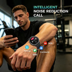 EGQINR GPS Smart Watch para Hombres y Mujeres, 1.32" AMOLED, Seguimiento de Actividad 5ATM