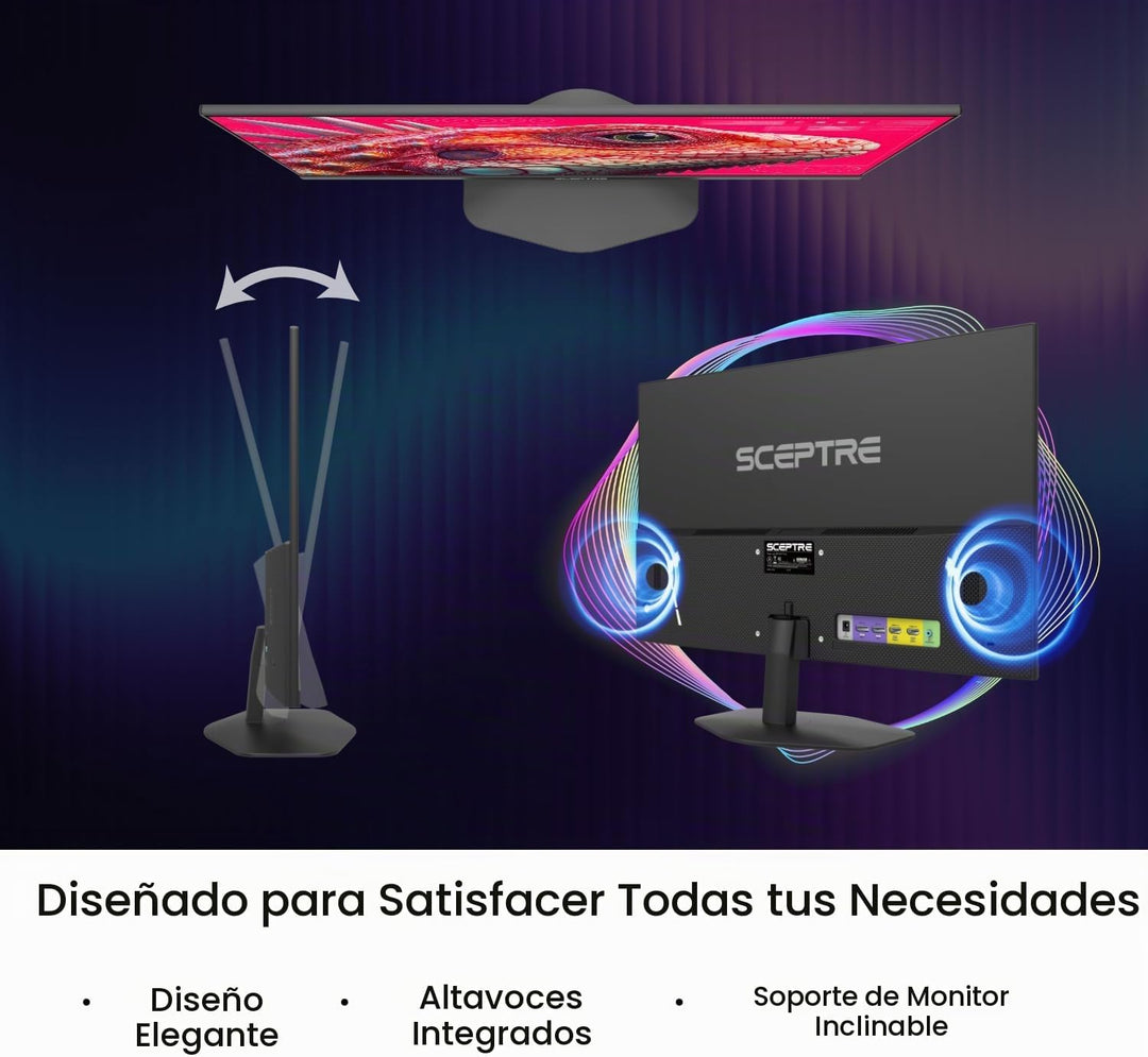Sceptre - Monitor de juegos Prime de 27 pulgadas DisplayPort x2 180...