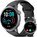 Reloj inteligente R5G Plus con GPS, llamadas Bluetooth, diseño impermeable, caras personalizadas, más de 110 modos deportivos, seguimiento diario de la salud, información del sueño, brújula, barómetro