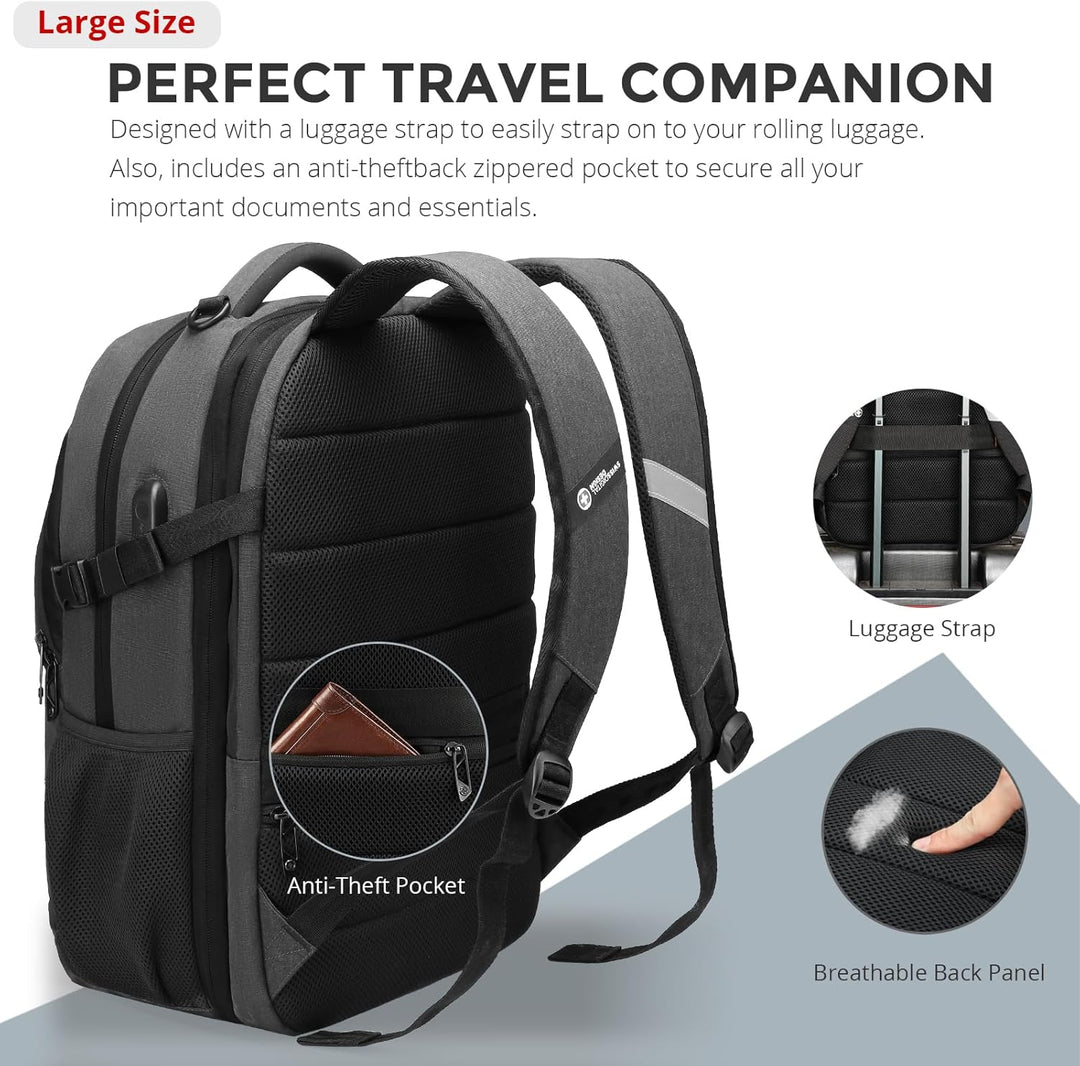 Mochila de viaje Swissdigital Design de 16 pulgadas para laptop, Mo...