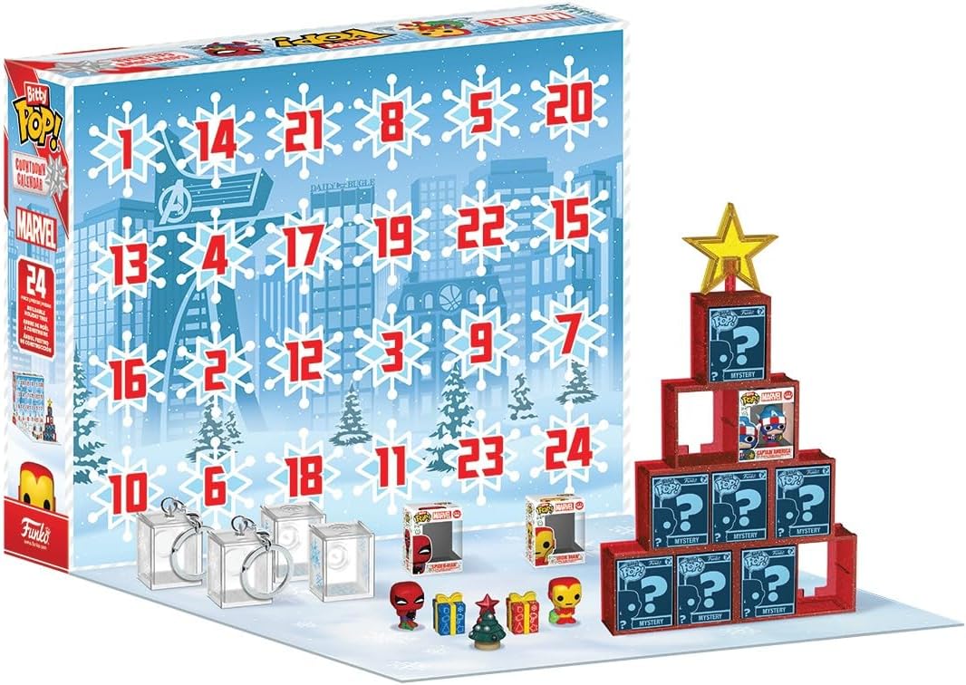 Funko Calendario de cuenta regresiva Pop Bitty Marvel
