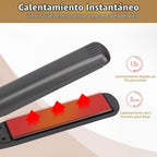 ANGGREK Plancha para el cabello, ajuste multiengranaje de 480 °F de hierro de cerámica