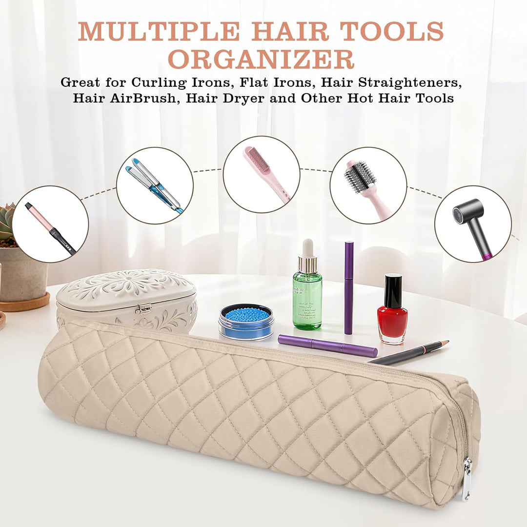 Suafrnut Bolsa Organizadora Grande para Herramientas de Cabello Cal...
