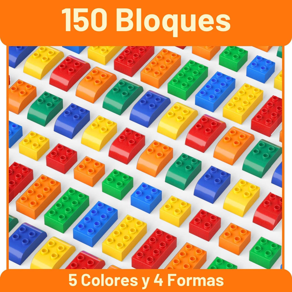 Bloques de construcción grandes para niños pequeños de 2 a 5 años, juego de