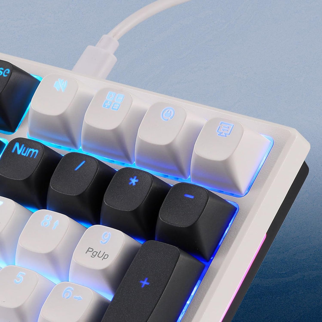Redragon K668 Teclado mecánico RGB con cable y junta para juegos, 1...