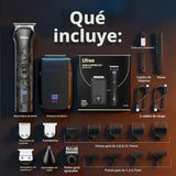 Ufree Recortadora de barba para hombres, afeitadora eléctrica de lá...