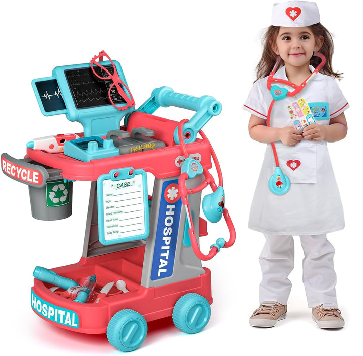 Kit de médico de juguete Liberry para niños pequeños de 2, 3