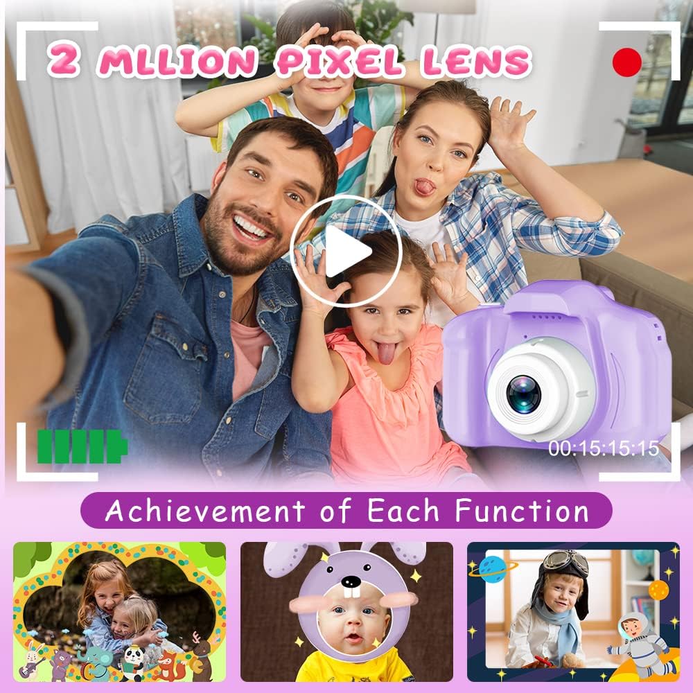 Dylanto - Cámara de selfie infantil de video digital HD, el mejor r...