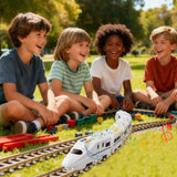 Tren eléctrico para niños juguetes educativos de
