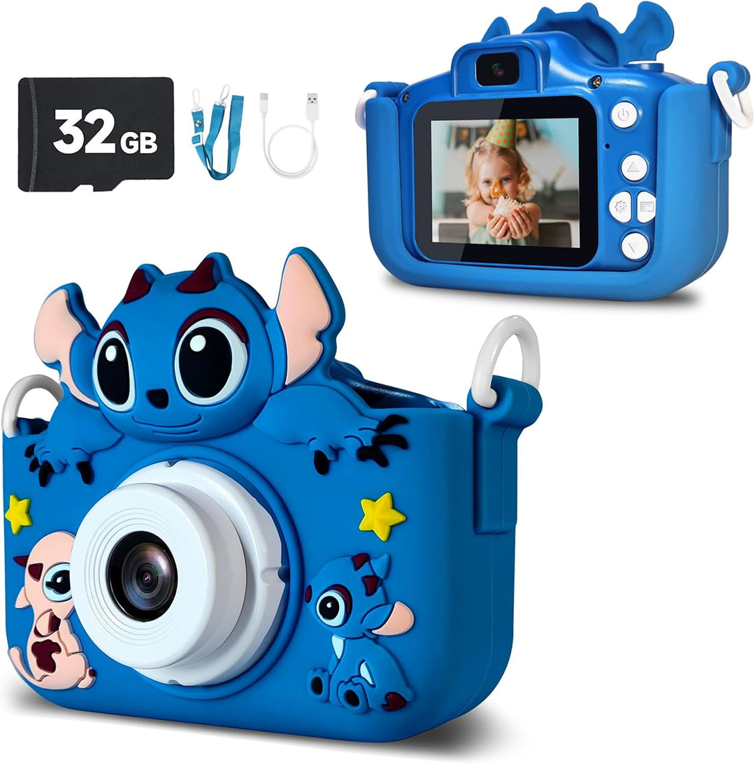 Cámara para niños con tarjeta SD de 32 GB \u2013 Cámara de video di...