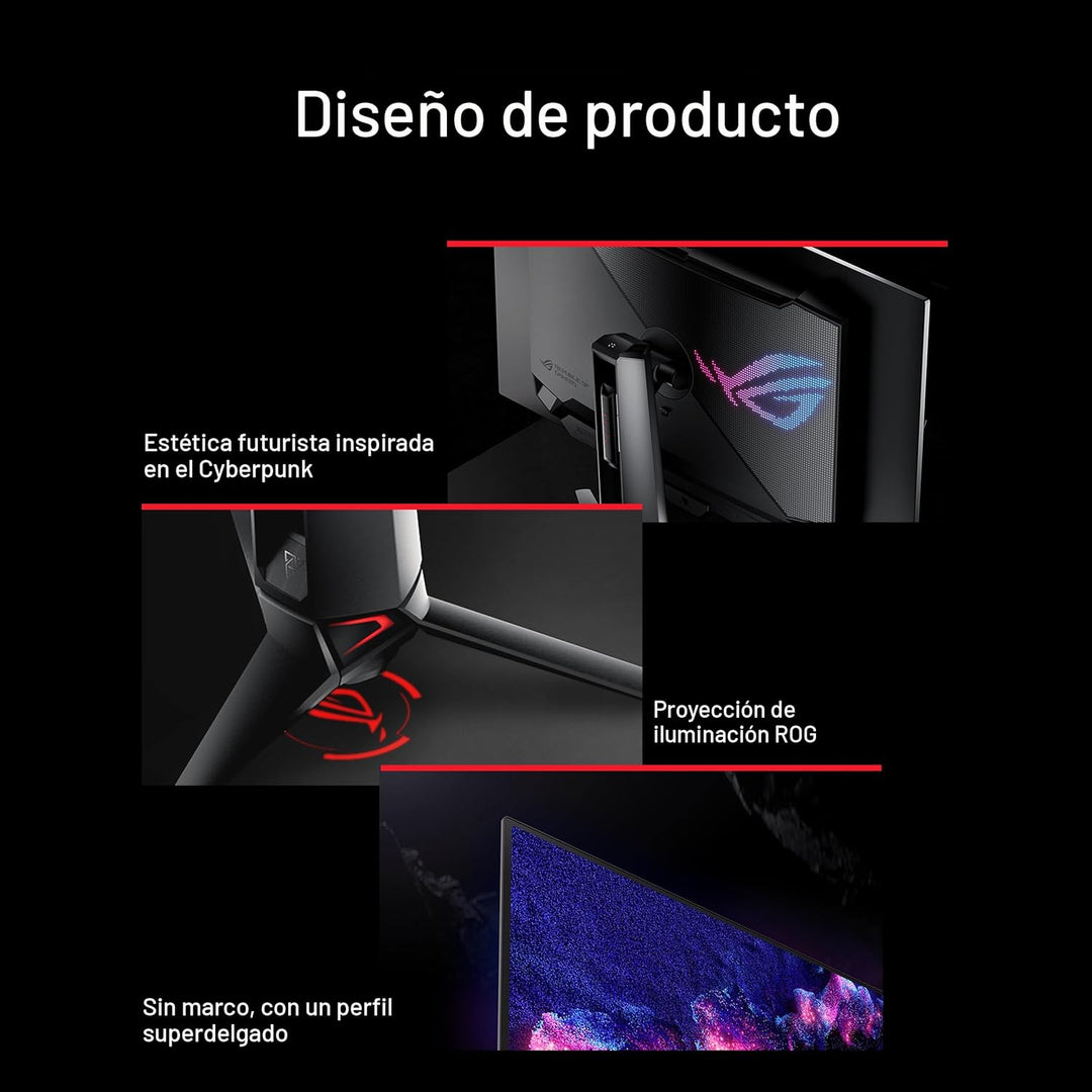 ASUS ROG PG32UCDM Monitor para juegos OLED 4K 240Hz de 32 pulgadas...