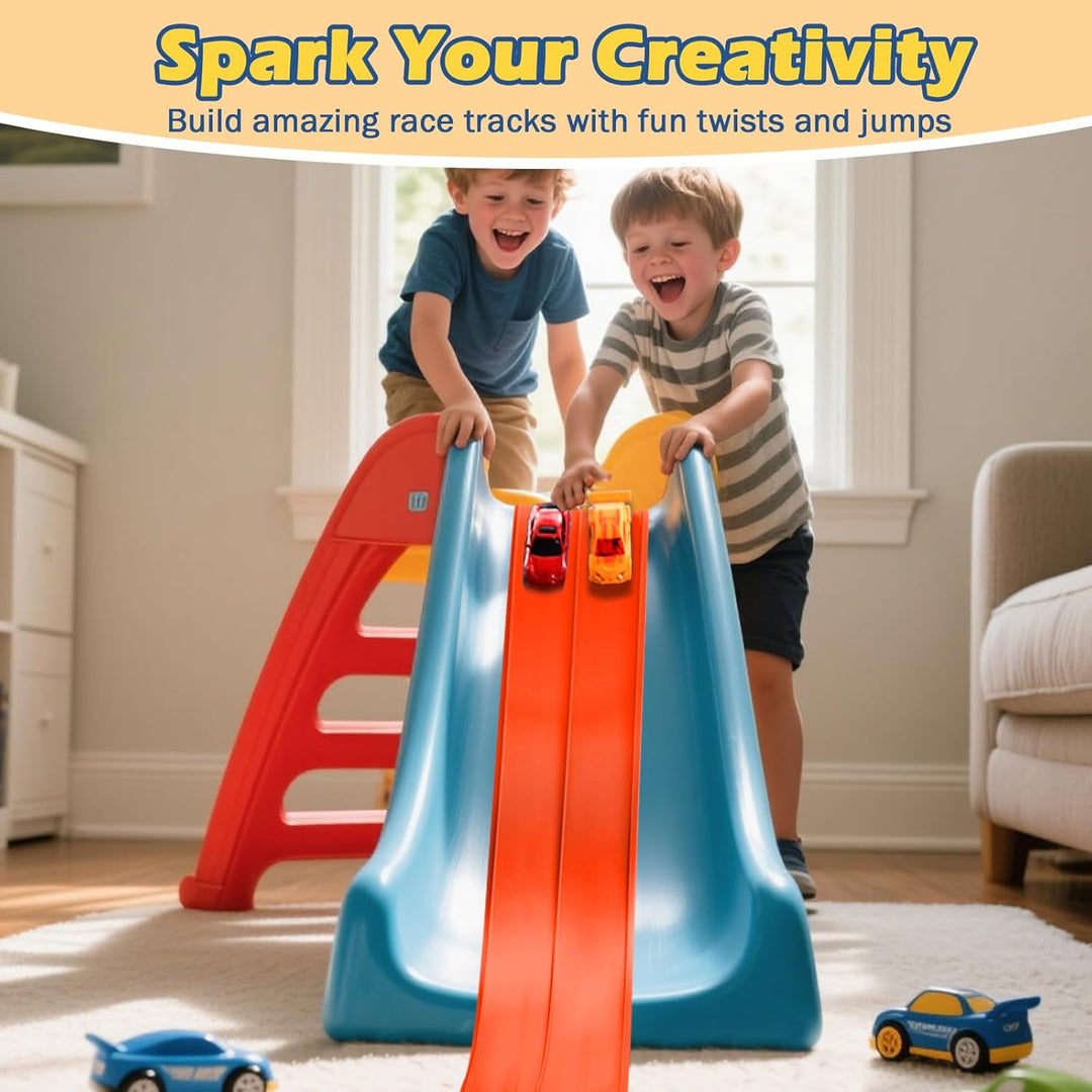 Pistas flexibles mejoradas para niños de 3 años en adelante, pista...