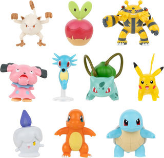 Pokémon Paquete de 10 figuras de batalla: nueve figuras de batalla...