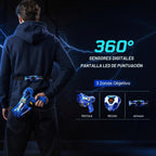 Juego de 4 pistolas láser recargables con sensores de 360° para niños y adolescentes, pistola de etiqueta Lazer con chaleco, regalo ideal para niños y niñas a partir de 6 años, juegos para
