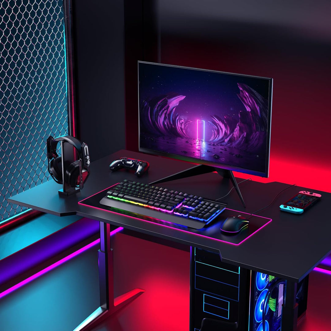 Combo de teclado y mouse para juegos con cable, panel de metal de 1...