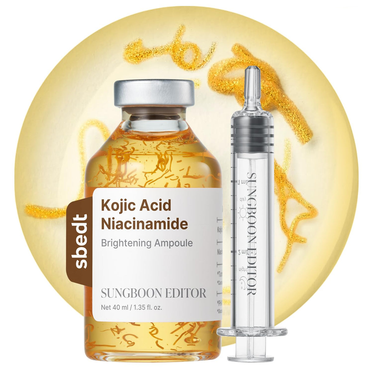 SUNGBOON EDITOR Glow - Ampolla de ácido kójico intensivo, suero est...