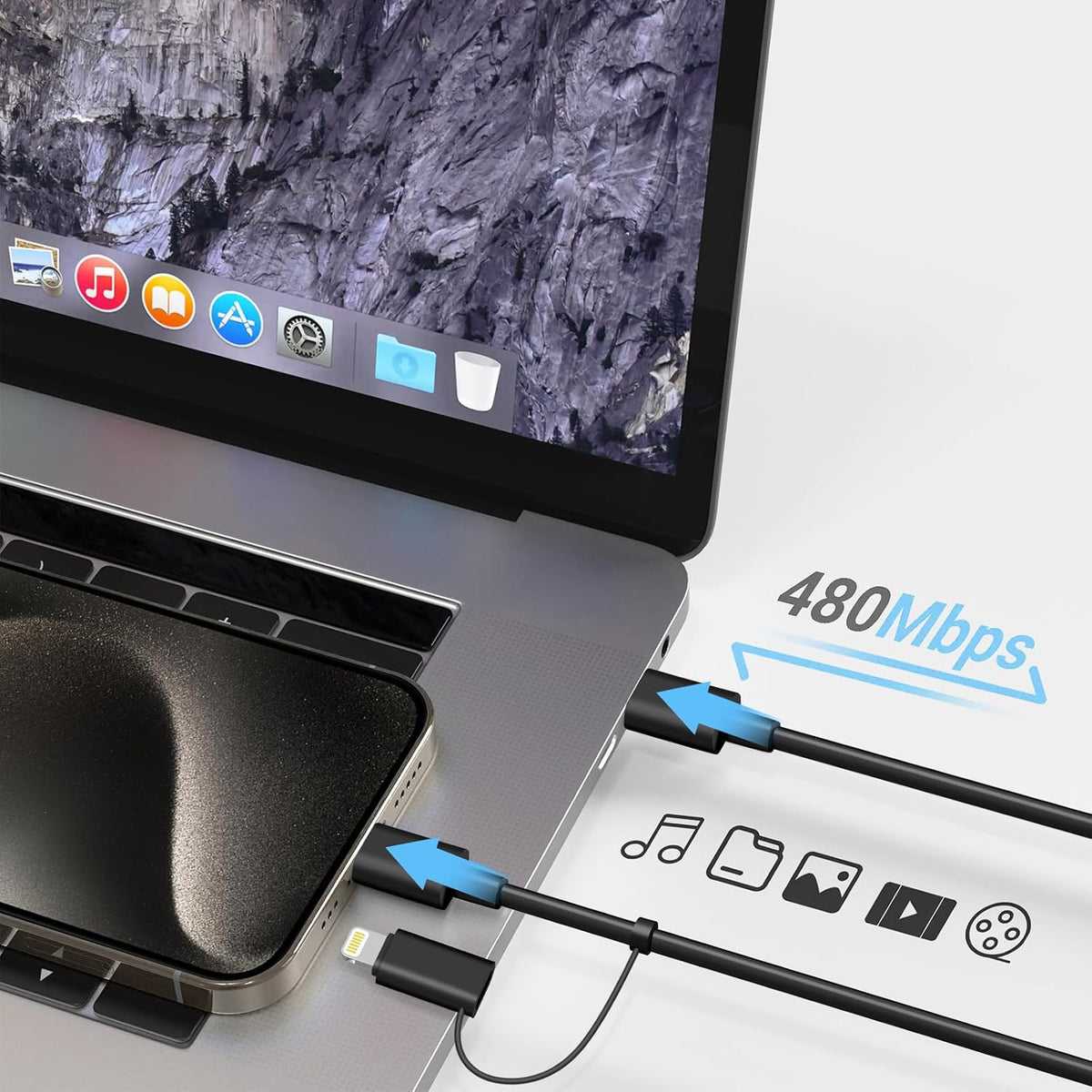 Cargador de carga rápida para iPhone 17, 16, 15, paquete de 3 cargadores USB C, cable Lightning de 6 pies y cable USB C tipo C para iPhone 17/17 Plus/17 Pro Max/Air/16/16 Plus/16 Pro Max/15 Pro/14Pro