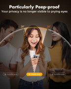 UNBREAKcable - Protector de pantalla de privacidad para iPhone 16 Pro Max, cobertura completa