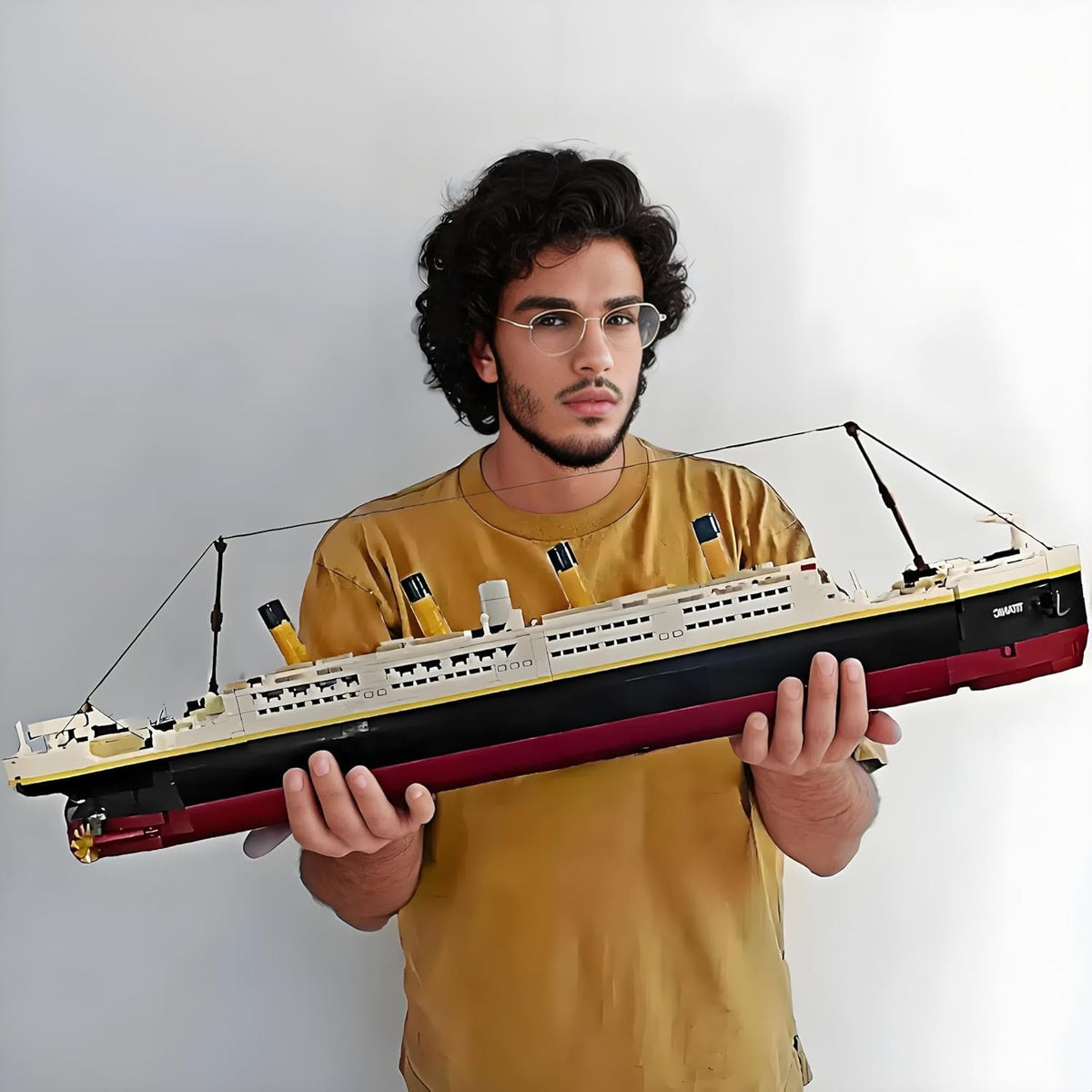 Kit de modelo Titanic - Juego de bloques de construcción de buques Titanic grandes, rompecabezas educativo 3D STEM, regalos para niños y adultos, arquitectura coleccionable ideal para decoración del hogar y la oficina