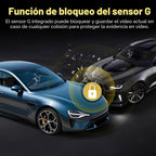 Dash Cam, cámara frontal y trasera 4K+2K Full HD para automóvil con 5G WiFi integrado, pantalla IPS de 3.0 pulgadas, incluye tarjeta de 64 GB, visión nocturna, grabación en bucle