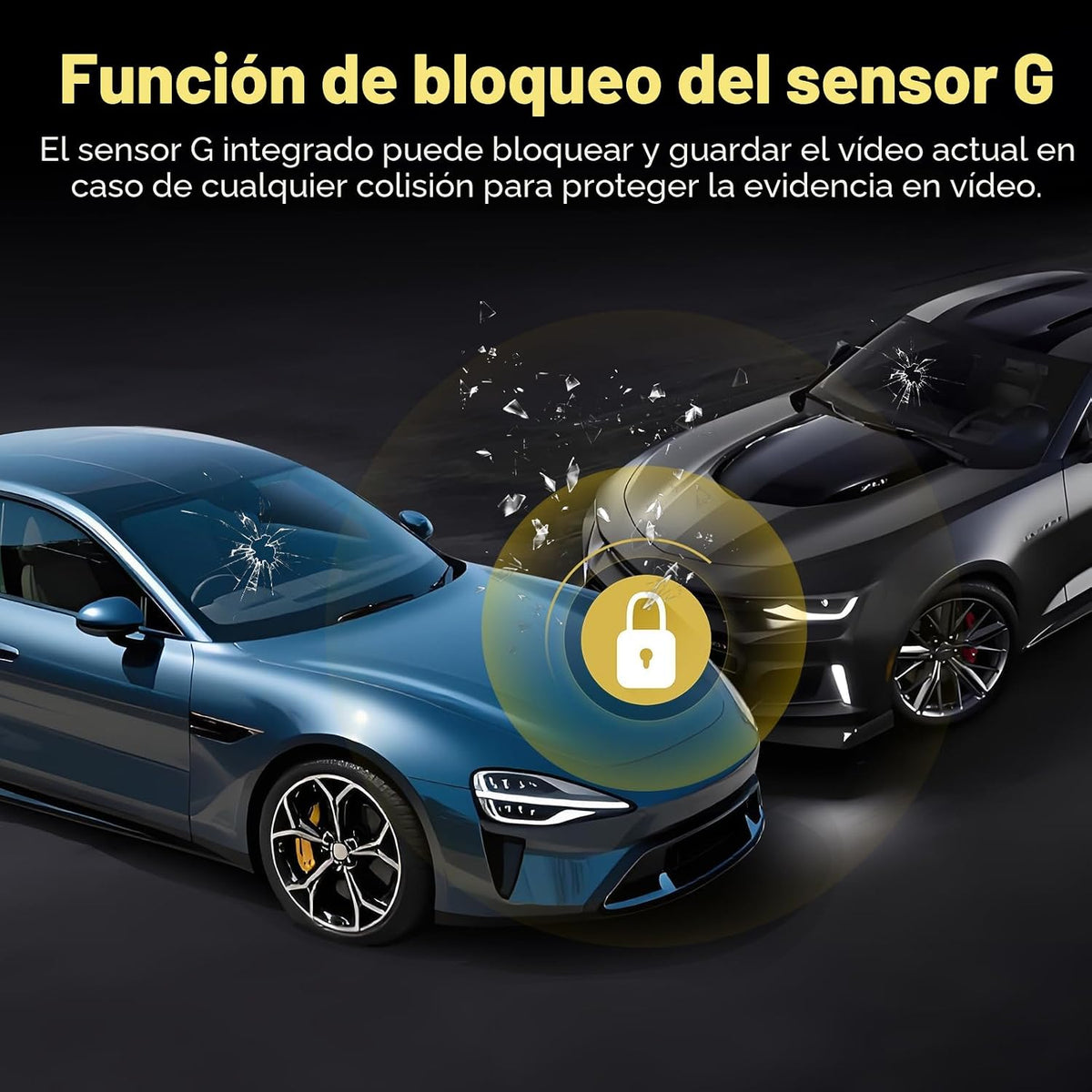 Dash Cam, cámara frontal y trasera 4K+2K Full HD para automóvil con 5G WiFi integrado, pantalla IPS de 3.0 pulgadas, incluye tarjeta de 64 GB, visión nocturna, grabación en bucle