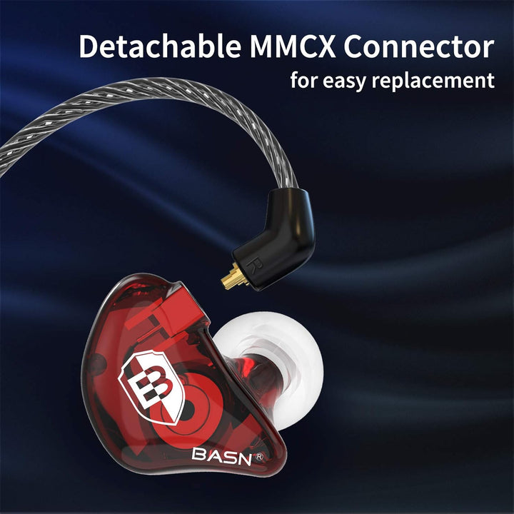 BASN Auriculares profesionales intrauditivos con monitor para canta...