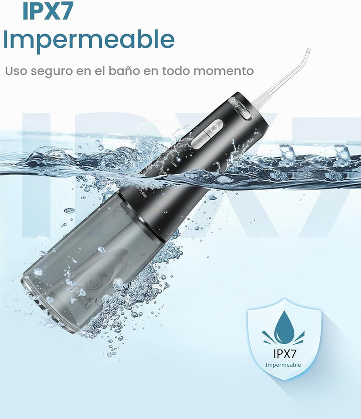 Onlyone - Irrigador dental con presión de agua ajustable para el cu...
