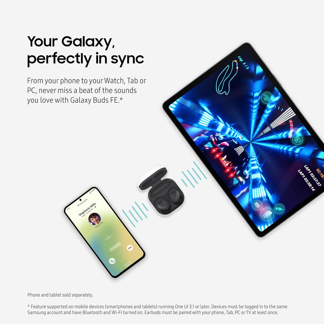 Samsung Galaxy Buds FE Auriculares inalámbricos Bluetooth, ajuste c...