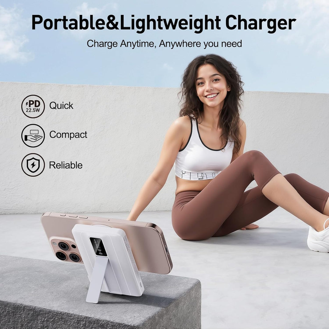Cargador portátil inalámbrico magnético 2026 \u2013 10000mAh 22.5W...